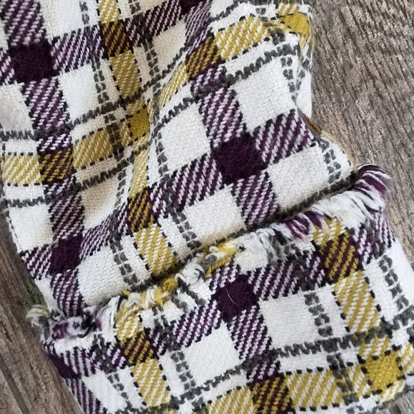 Pendleton Vintage Plaid Double-Breasted Skirt Suit Wool Plus Size 14 18 - Picture 4 of 8